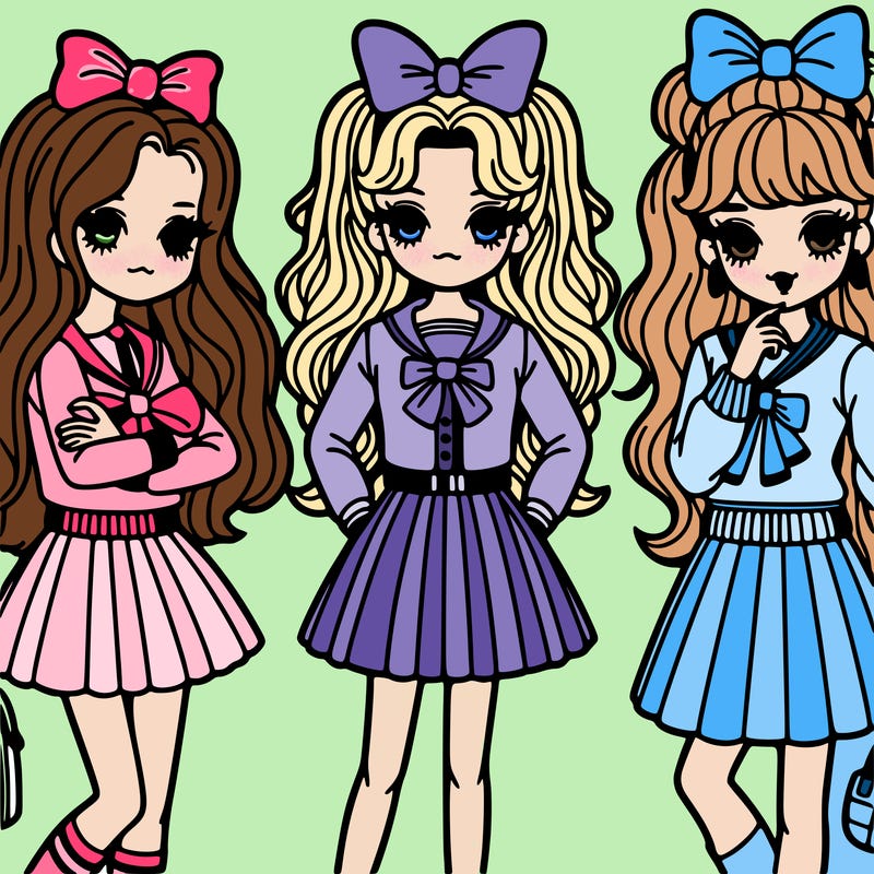 preppy girls