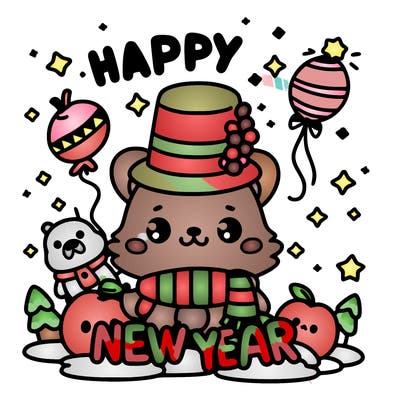 message : happy new year