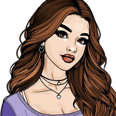 detailed realistic girl