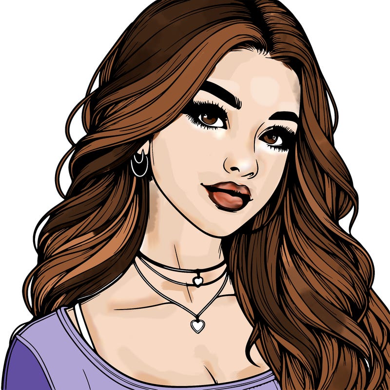 detailed realistic girl