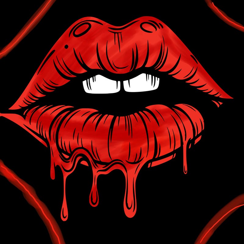 lips that look realistic and drip