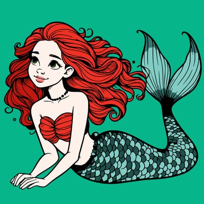 a realistic mermaid