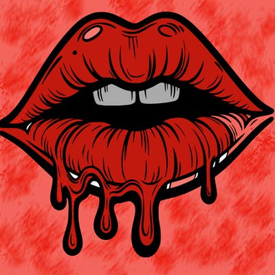 lips that look realistic and drip