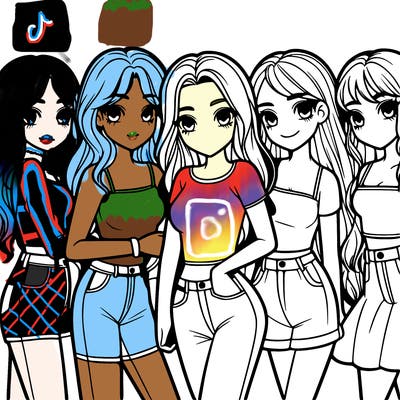 group of girls