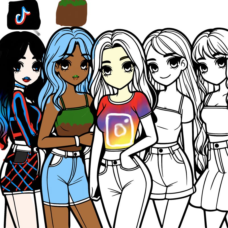 group of girls