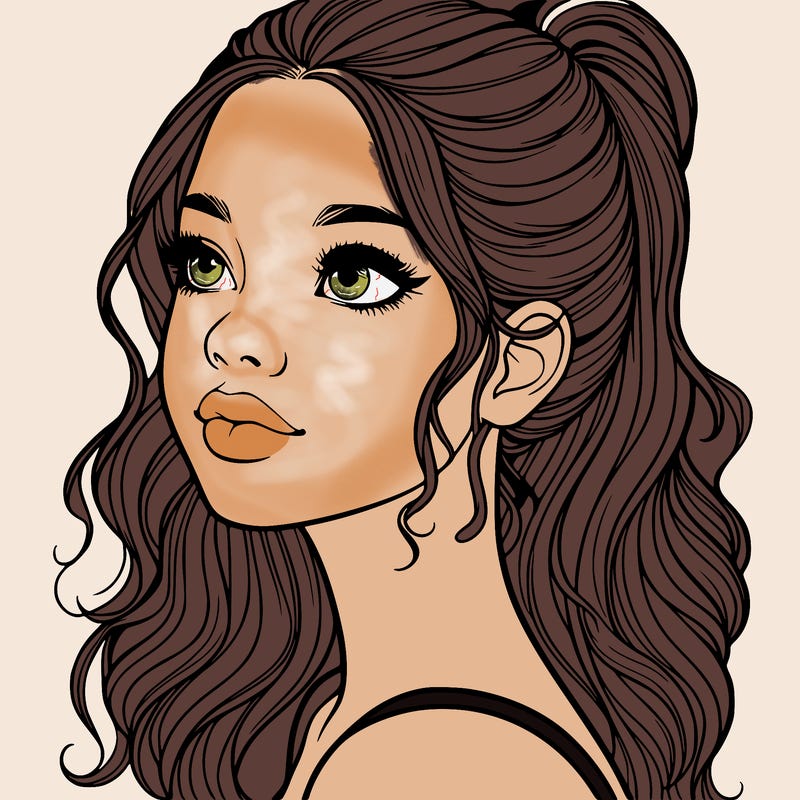 beautiful realistic girl