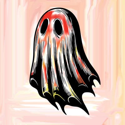 realistic creepy ghost