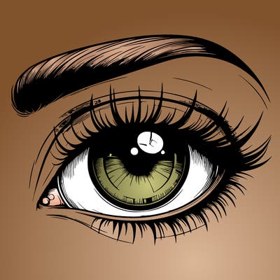 realistic eye