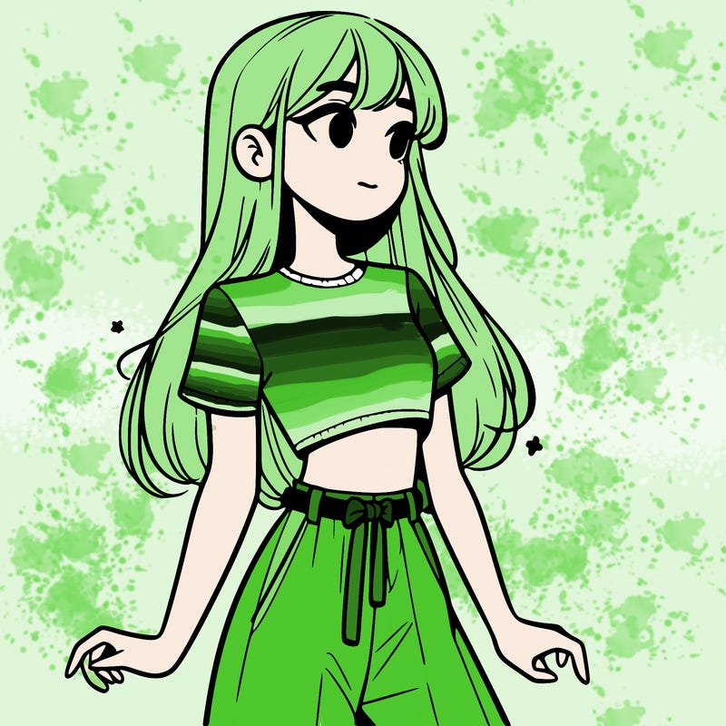 girl in a cute crop top