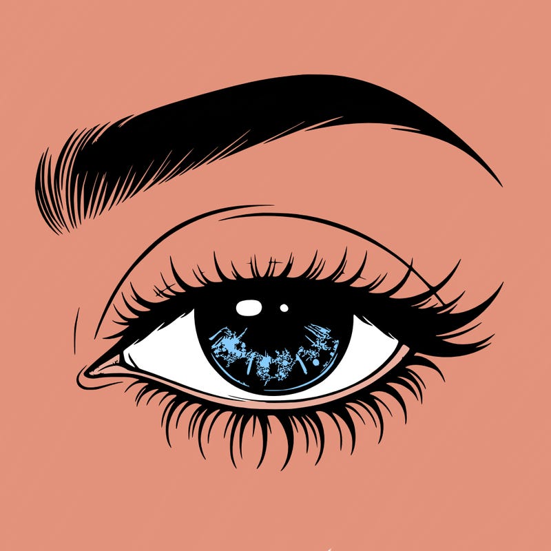 eye closed realistic