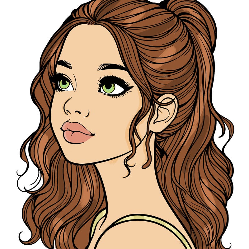 beautiful realistic girl