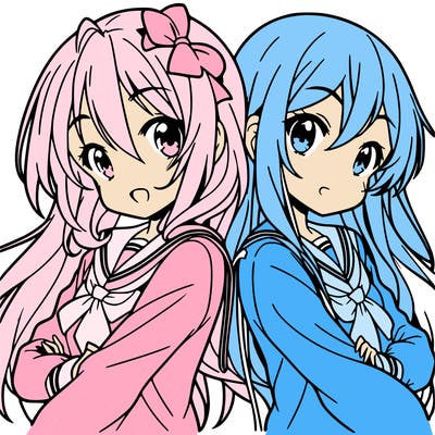 two anime girls