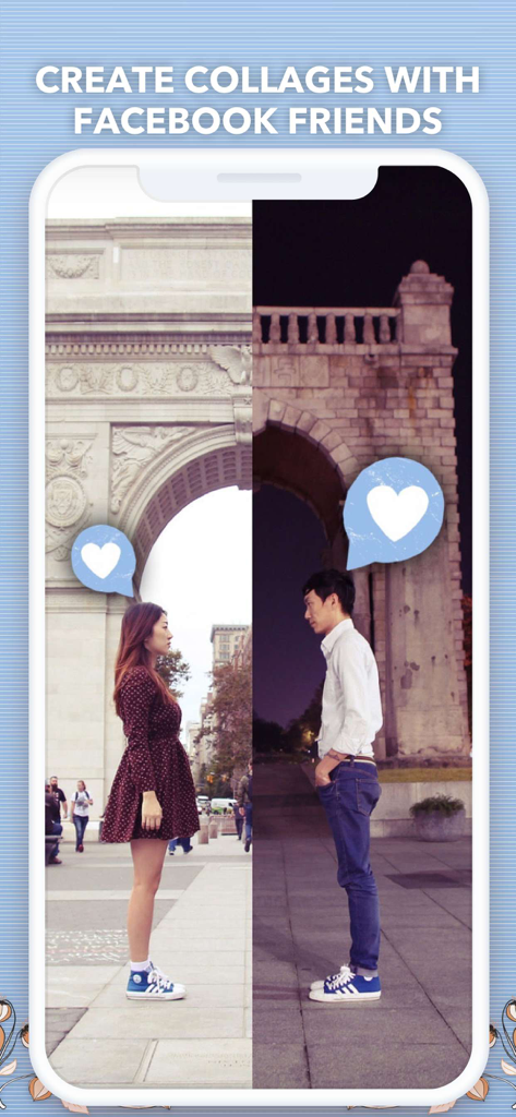Split Pic Collage Maker Layout