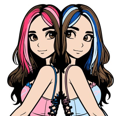 a realistic girl split