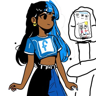 girl in a cute crop top