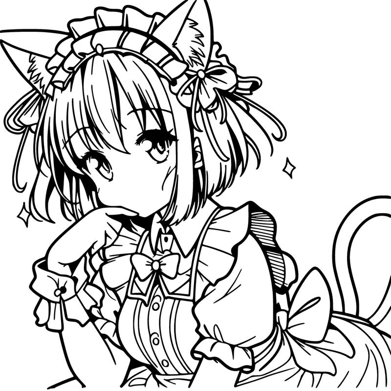 cat maid anime