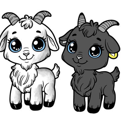 cute goats