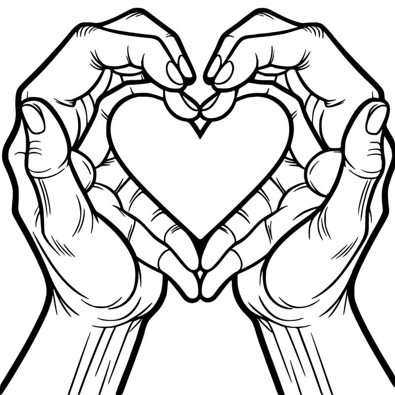 hands making a heart