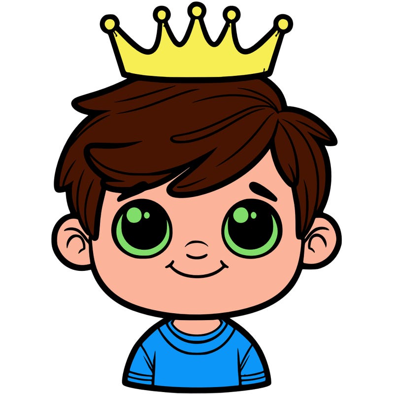 boy with a crown