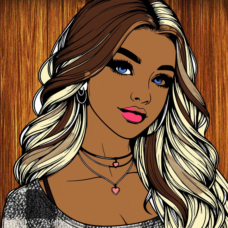 detailed realistic girl