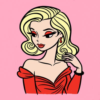 an elegant woman