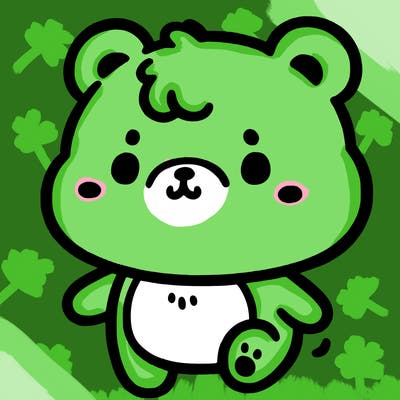 a simple cute little bear