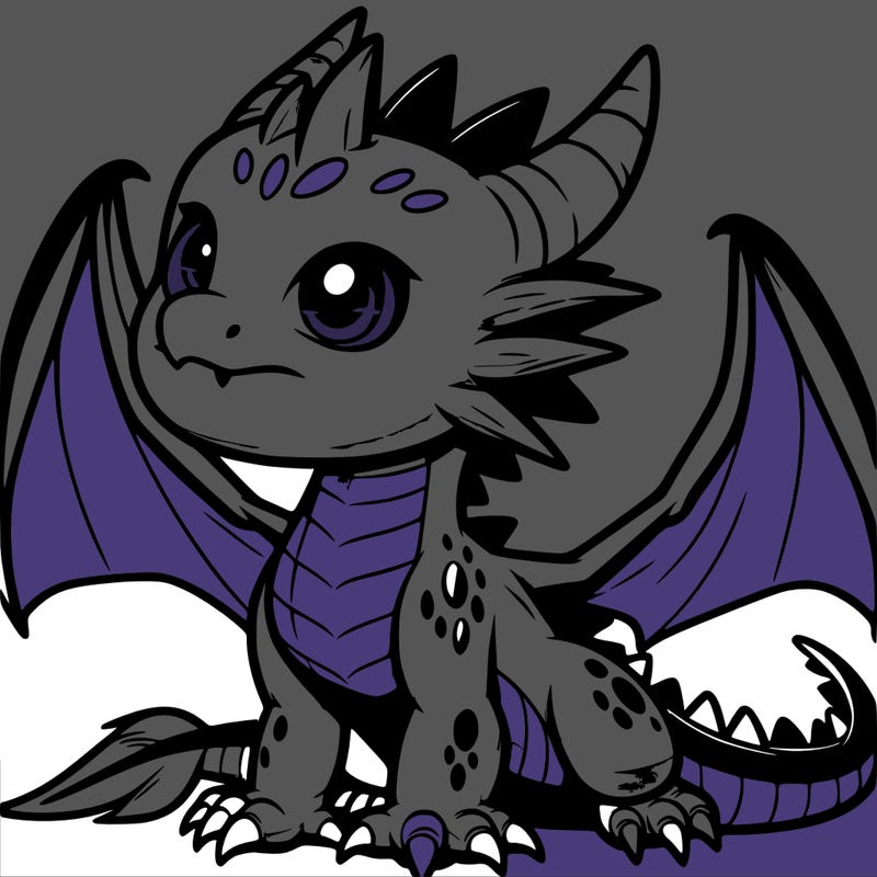 fierce baby night dragon