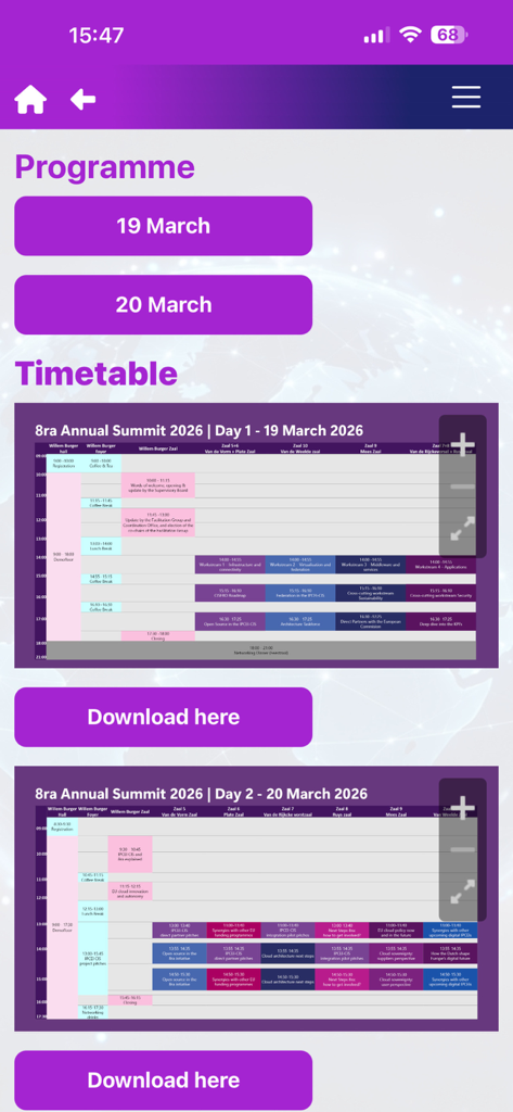 8ra/IPCEI CIS - Programma e orario dell'8ra Annual Summit 2026