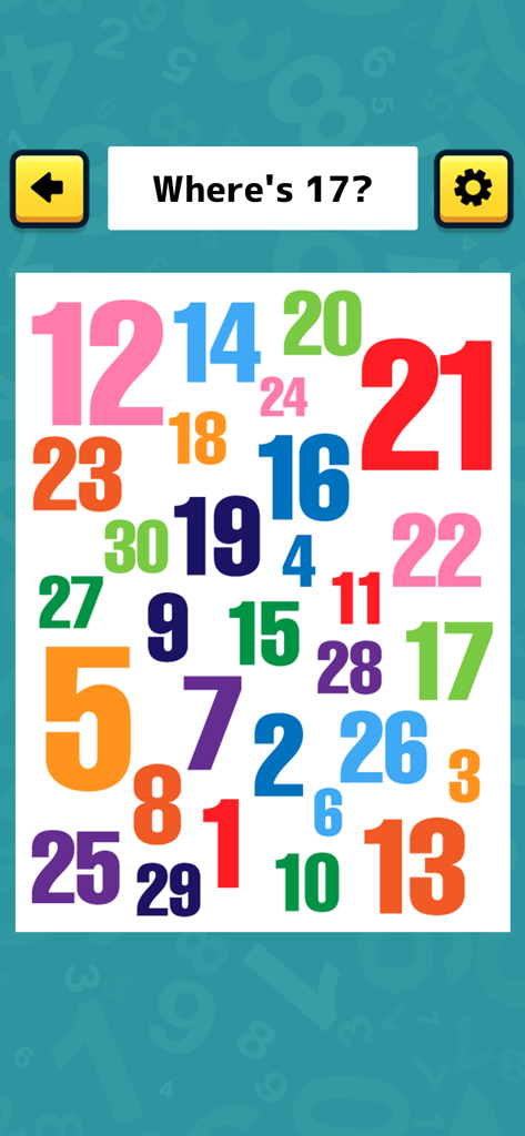 Find the Number!‐brain game - Games App | MWM