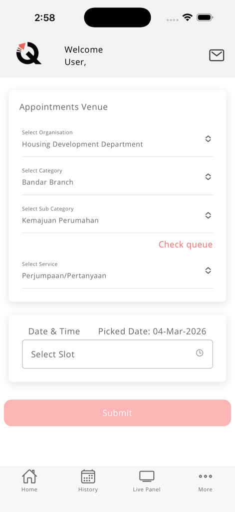 QueUP - Utilities App | MWM
