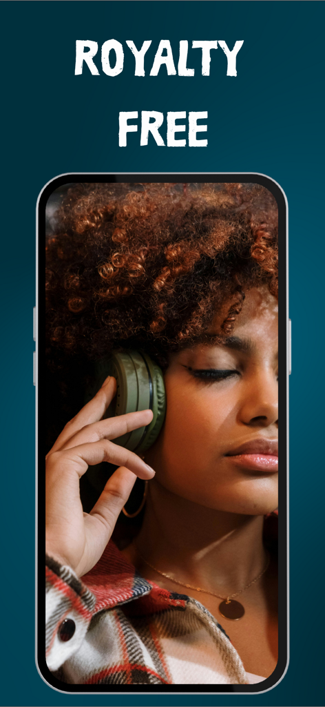 AI Music Generator – Lriza - Una persona con auriculares escuchando música libre de derechos creada con la aplicación Lriza AI.