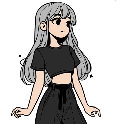 girl in a cute crop top