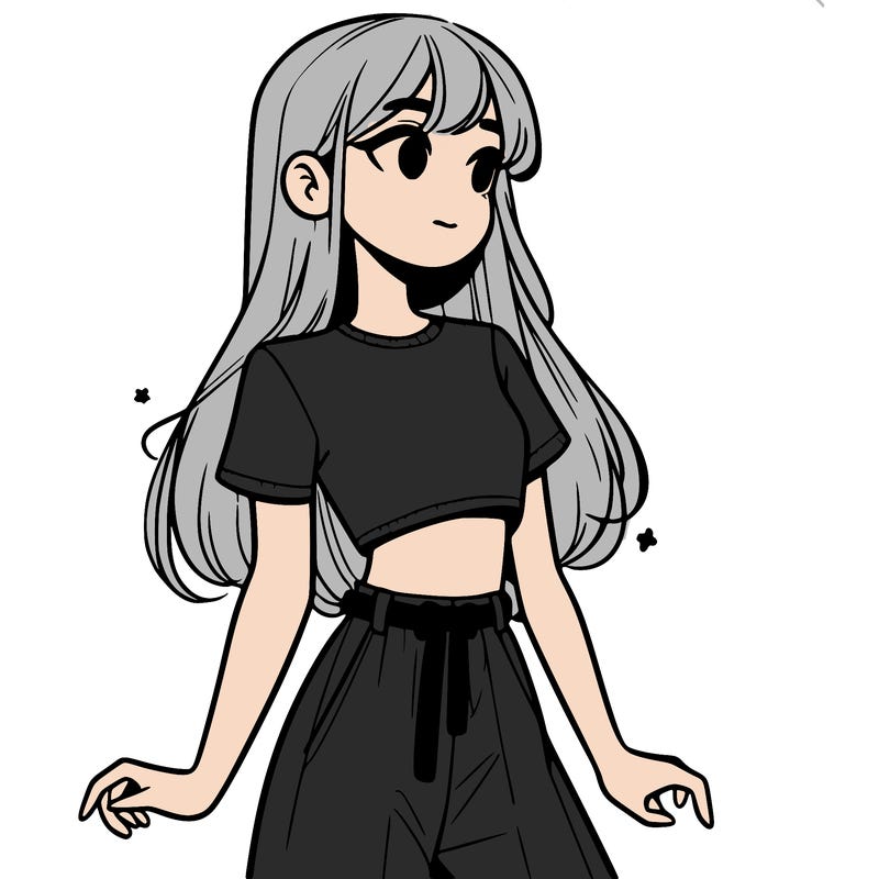 girl in a cute crop top