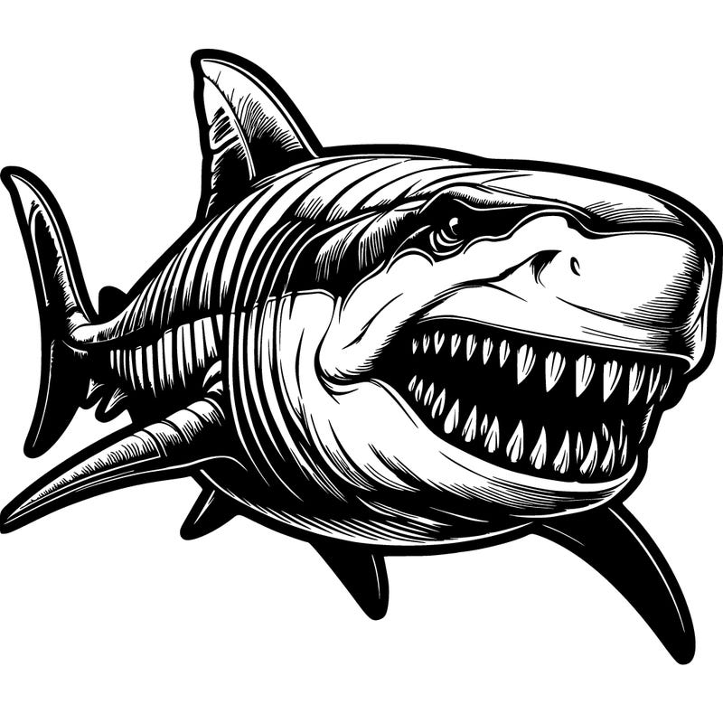realistic megalodon