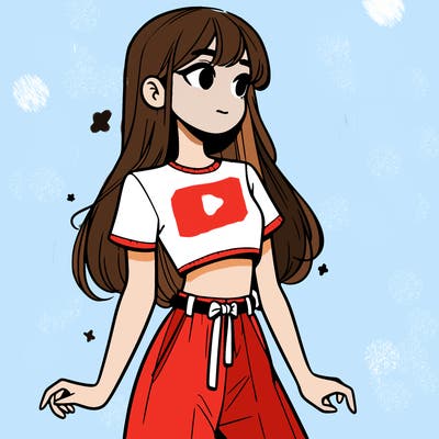 girl in a cute crop top