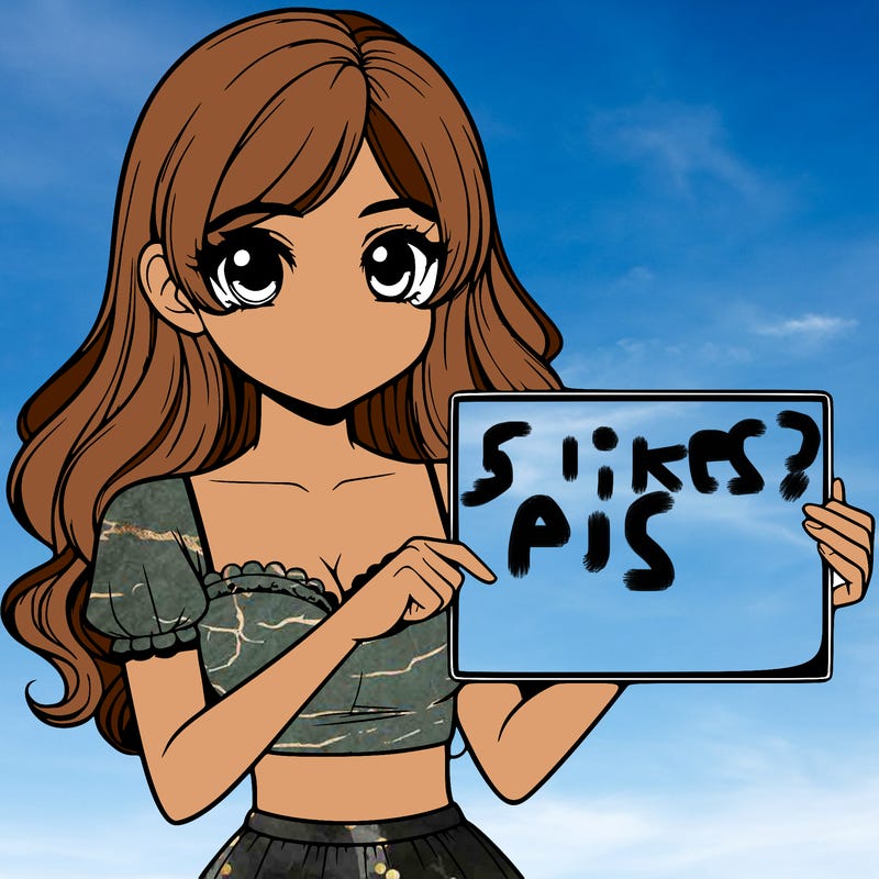 realistic pretty girl holding blank sign