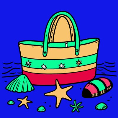 a beach bag
