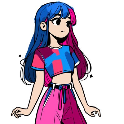 girl in a cute crop top