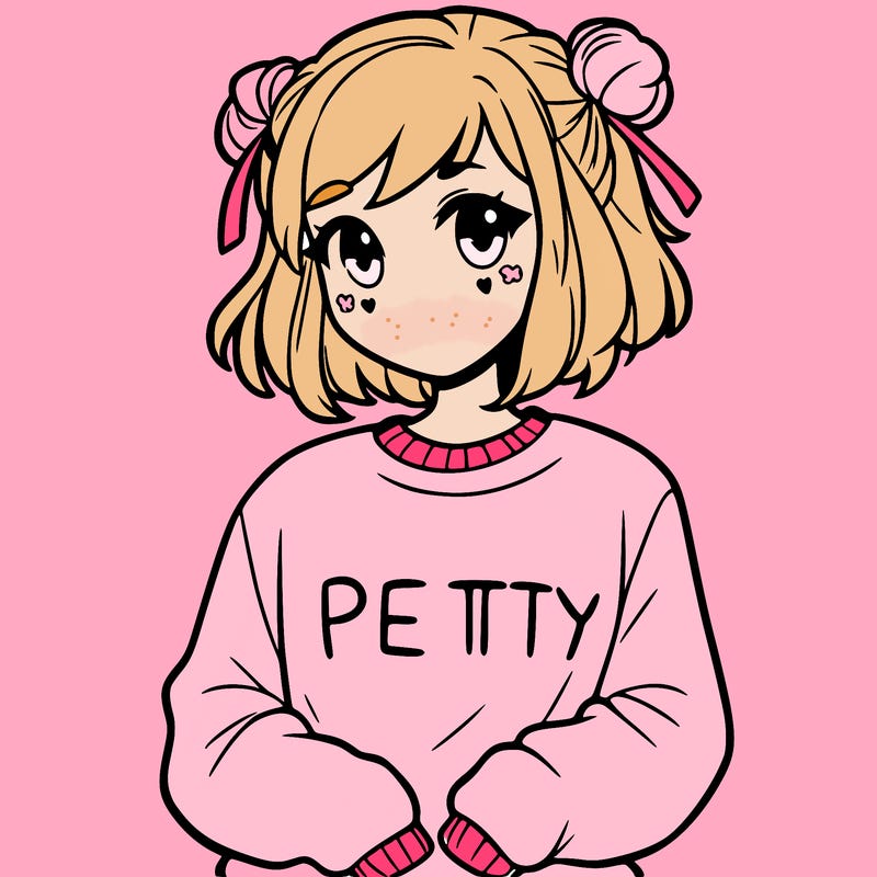 girl with a pretty sweat shirt