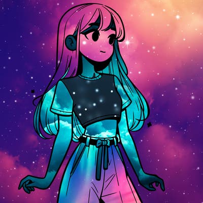 girl in a cute crop top