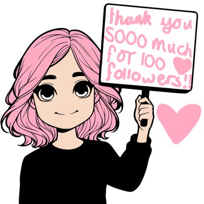 realistic girl holding up a sign