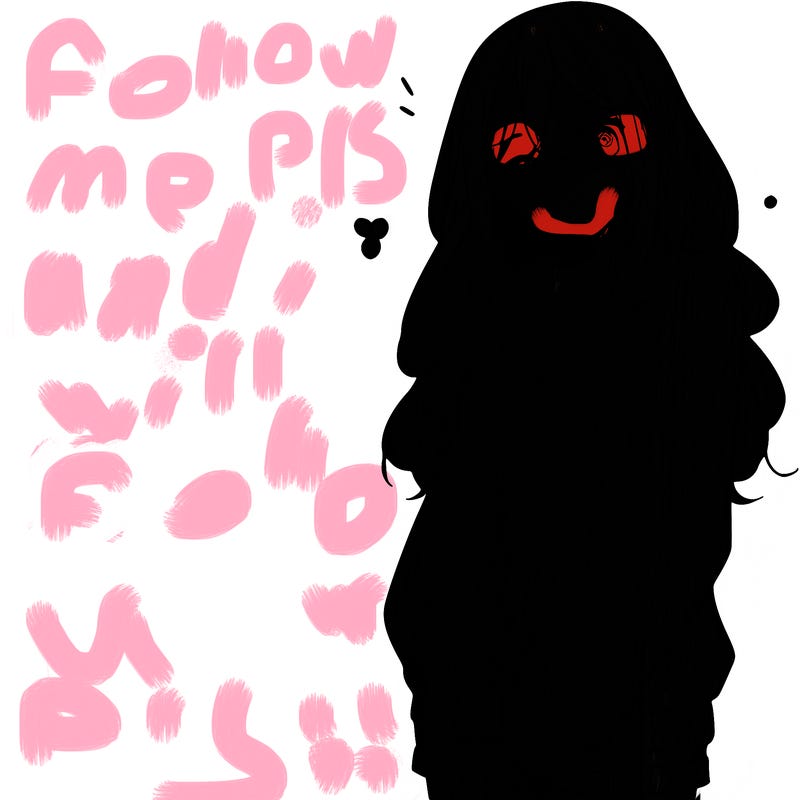 manga teen girl  in a sweater and baggy pants