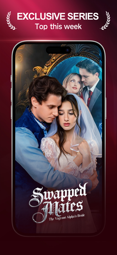 Playlet app exclusive short drama Swapped Mates showing a romantic couple