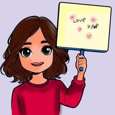 realistic girl holding up a sign