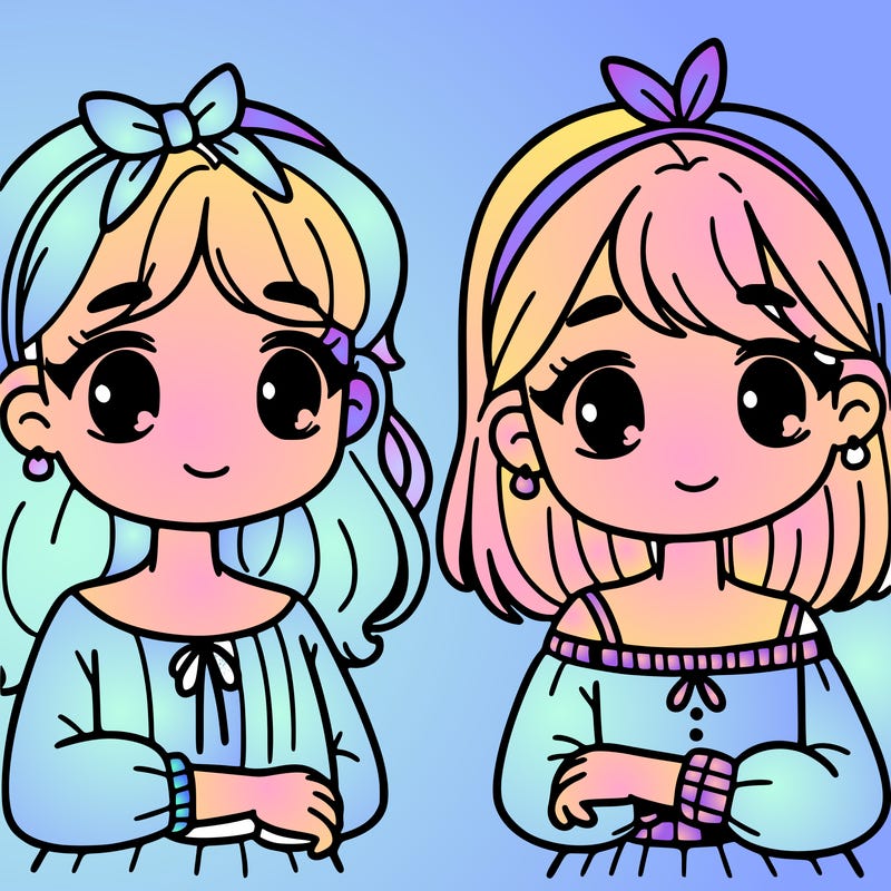 two girls