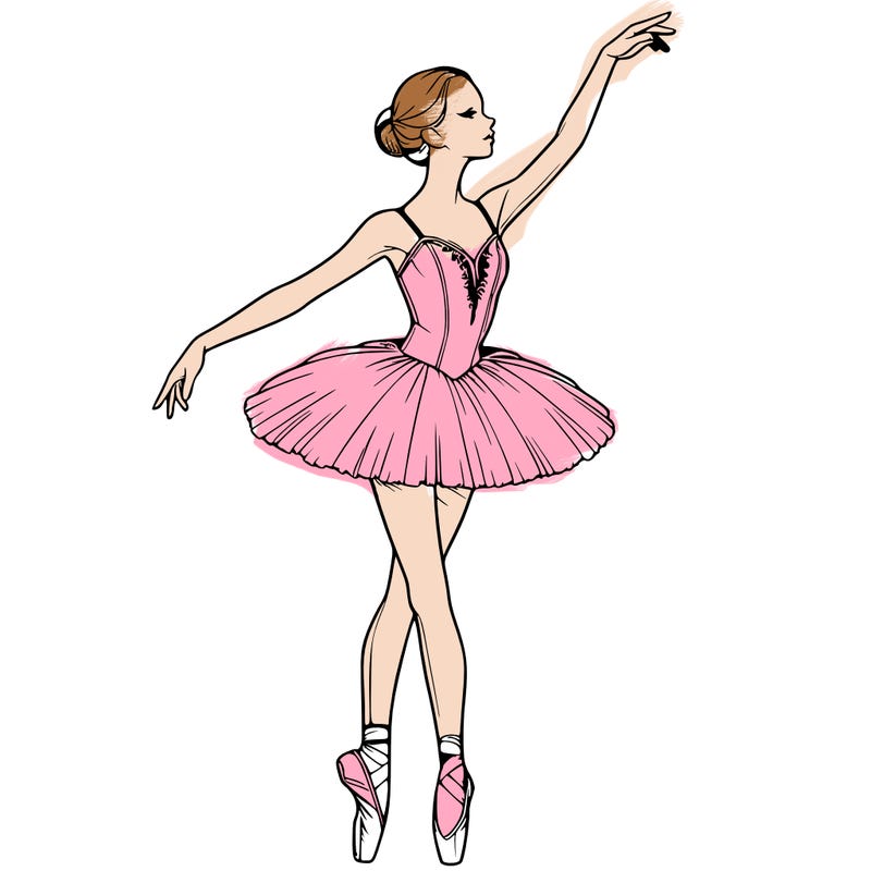 realistic ballerina
