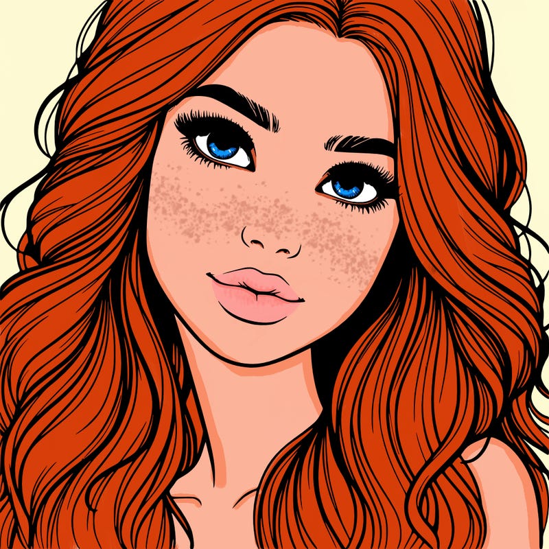 beautiful realistic girl