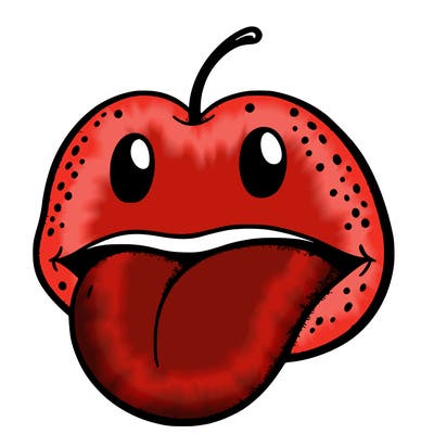 kiss tongue