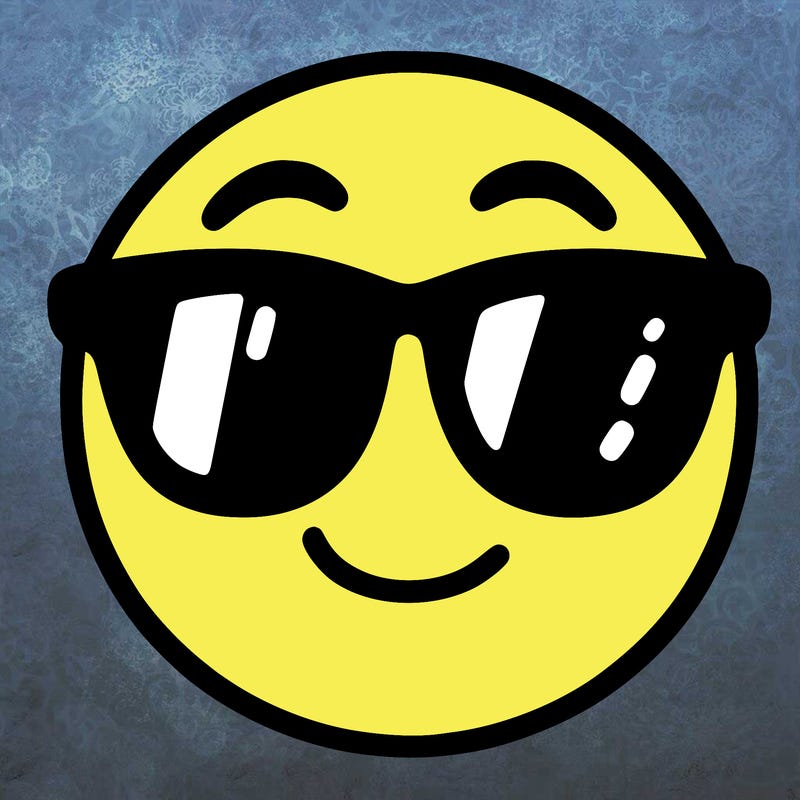 emoji with sunglasses