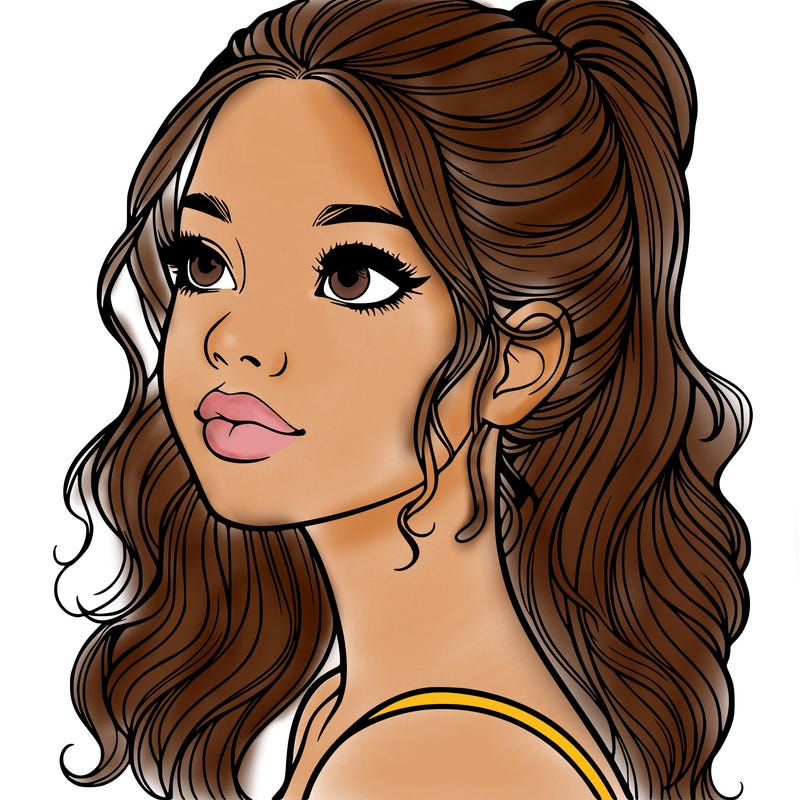 beautiful realistic girl